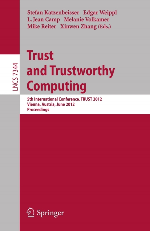 Cover image for book Trust and Trustworthy Computing