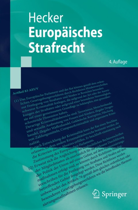 Cover image for book Europäisches Strafrecht