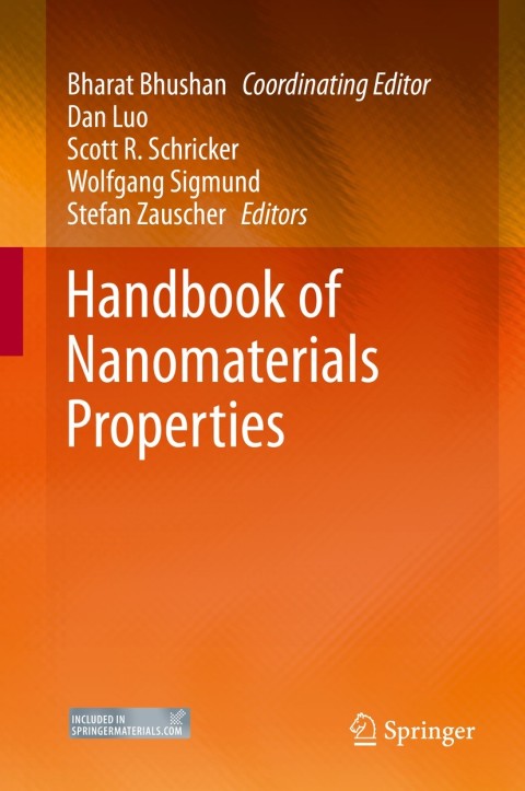 Cover image for book Handbook of Nanomaterials Properties