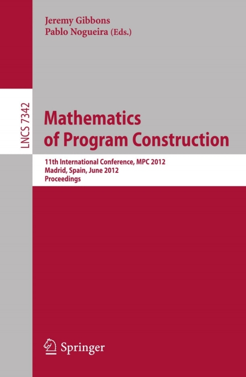 Mathematics of Program Construction 