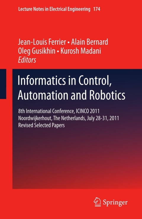 Cover image for book Informatics in Control, Automation and Robotics
