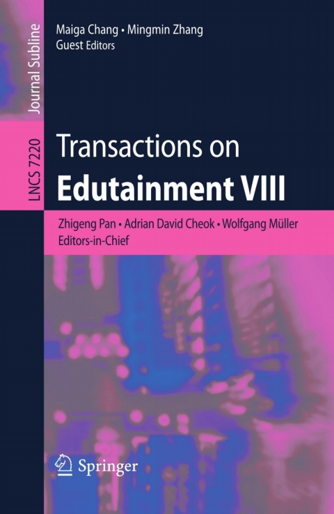 Cover image for book Transactions on Edutainment VIII