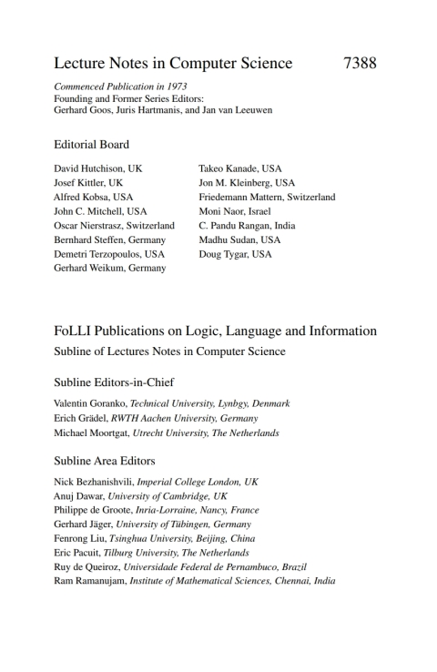 Cover image for book Lectures on Logic and Computation