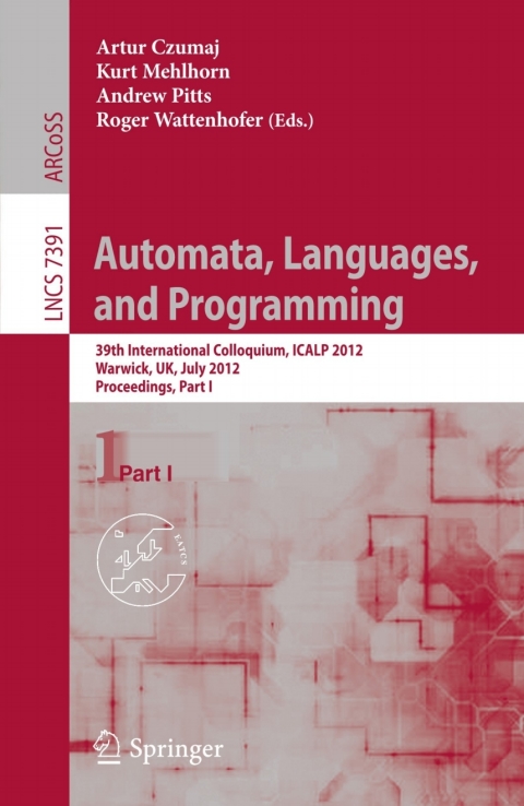 Automata, Languages, and Programming 