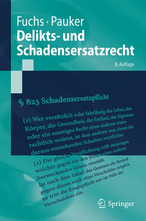 Cover image for book Delikts- und Schadensersatzrecht