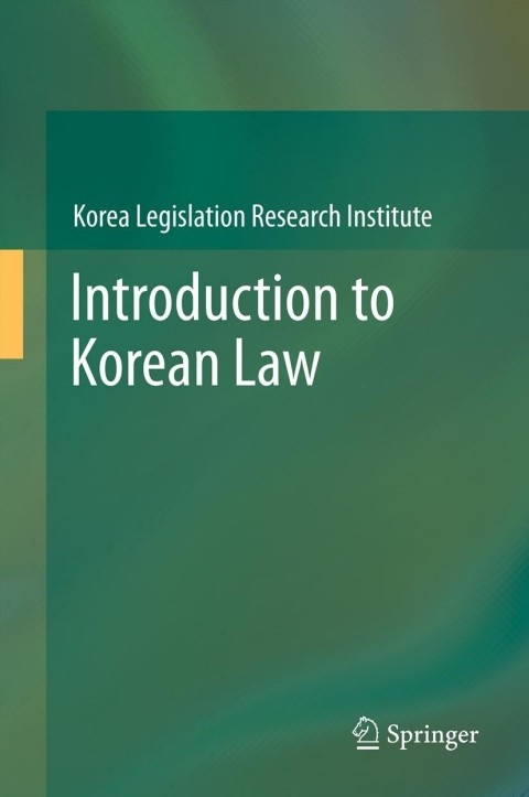Cover image for book Introduction to Korean Law
