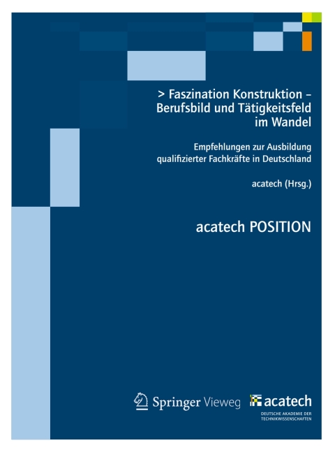 Cover image for book Faszination Konstruktion – Berufsbild und Tätigkeitsfeld im Wandel