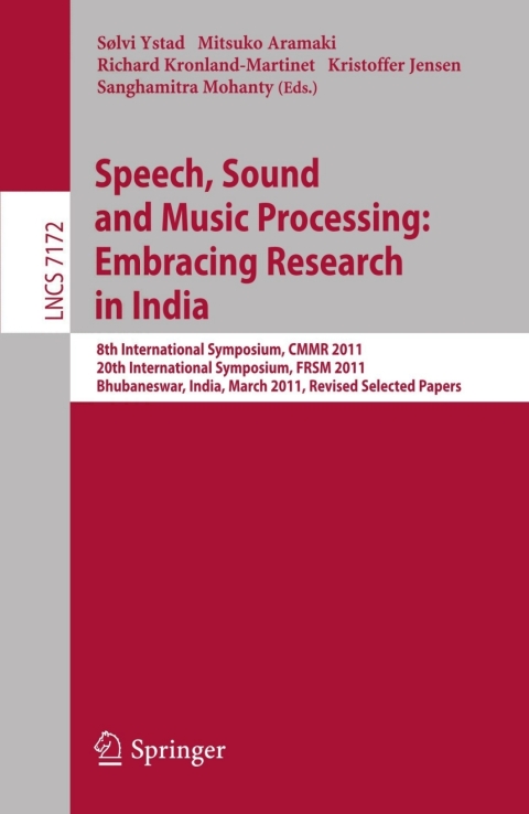 Cover image for book Speech, Sound and Music Processing: Embracing Research in India