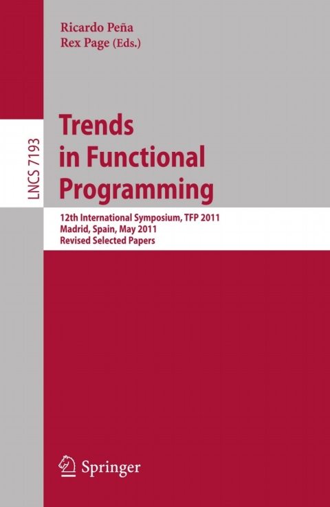 Cover image for book Trends in Functional Programming