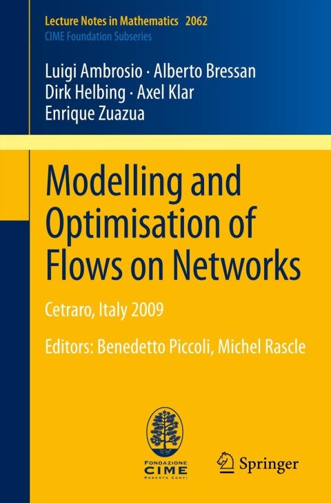 Modelling and Optimisation of Flows on Networks 