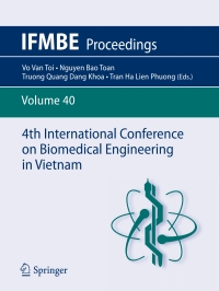 صورة الغلاف: 4th International Conference on Biomedical Engineering in Vietnam 9783642321825