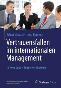 Cover image: Vertrauensfallen im internationalen Management 9783642321962