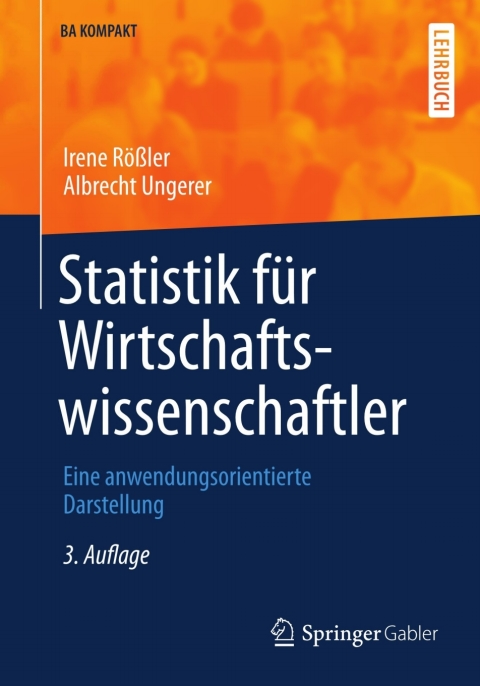 Cover image for book Statistik für Wirtschaftswissenschaftler