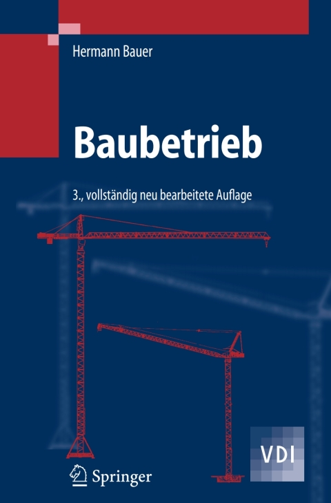 Cover image for book Baubetrieb