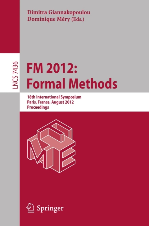 Cover image for book FM 2012: Formal Methods