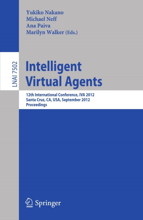 Cover image for book Intelligent Virtual Agents