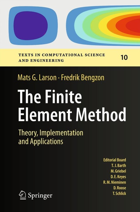 Cover image for book The Finite Element Method: Theory, Implementation, and Applications