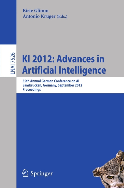 Cover image for book KI 2012: Advances in Artificial Intelligence