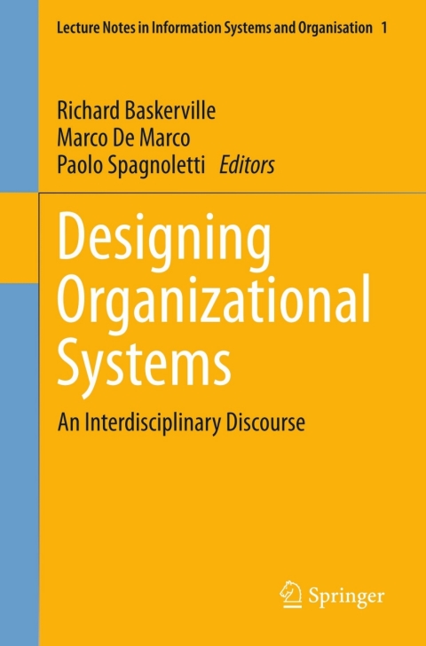 Cover image for book Designing Organizational Systems