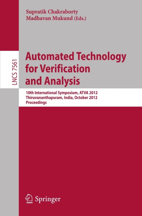 Cover image for book Automated Technology for Verification and Analysis