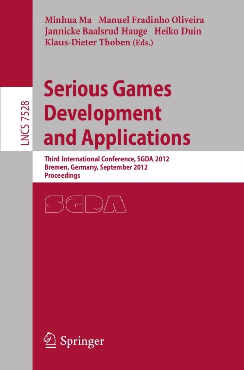 Cover image for book Serious Games Development and Applications