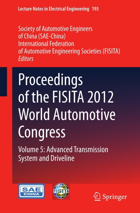Cover image for book Proceedings of the FISITA 2012 World Automotive Congress
