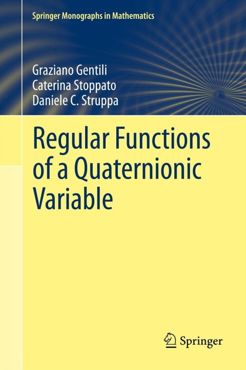 Cover image for book Regular Functions of a Quaternionic Variable