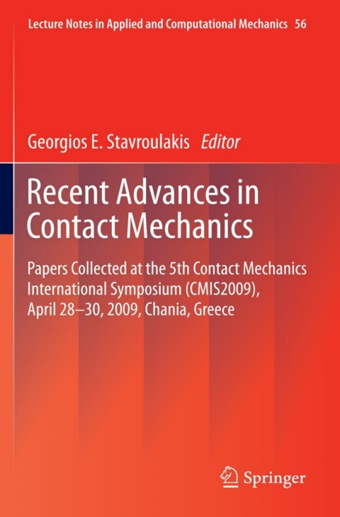 Cover image for book Recent Advances in Contact Mechanics