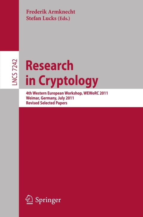 Cover image for book Research in Cryptology