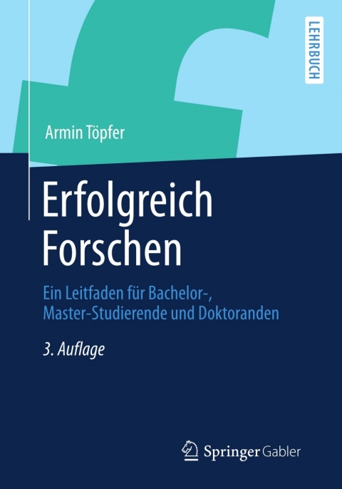 Cover image for book Erfolgreich Forschen