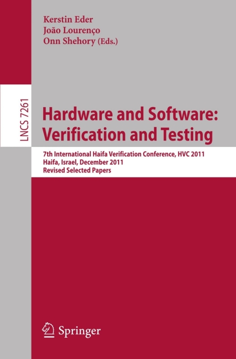 Cover image for book Hardware and Software: Verification and Testing
