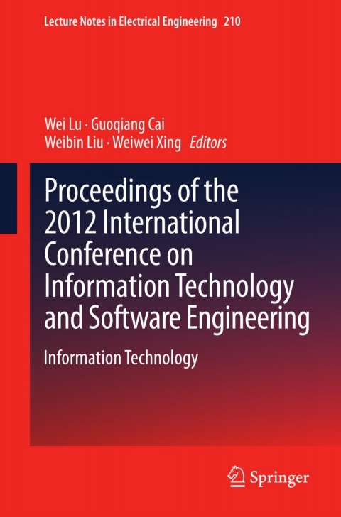 Cover image for book Proceedings of the 2012 International Conference on Information Technology and Software Engineering