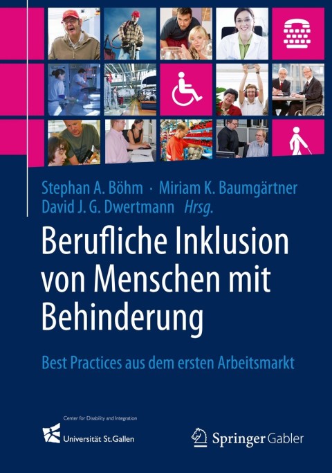 Cover image for book Berufliche Inklusion von Menschen mit Behinderung