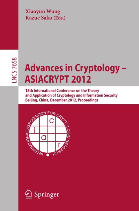 Cover image for book Advances in Cryptology -- ASIACRYPT 2012