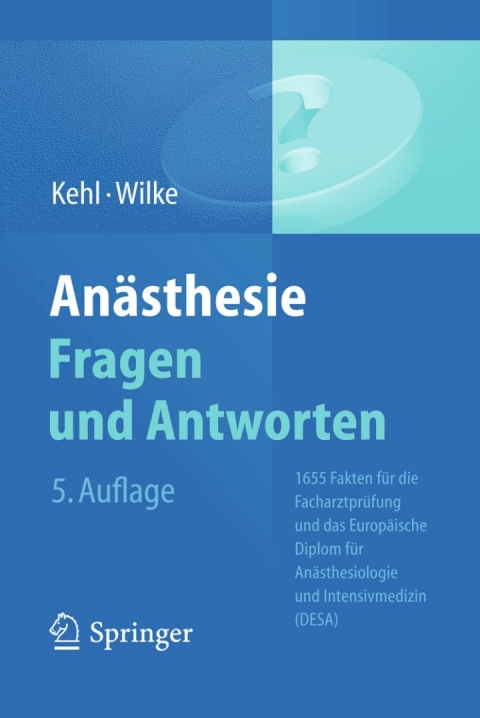 Cover image for book Anästhesie. Fragen und Antworten