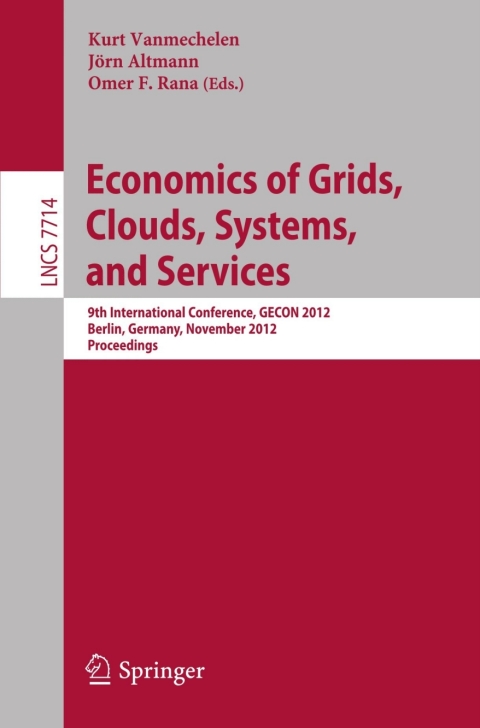 Cover image for book Economics of Grids, Clouds, Systems, and Services
