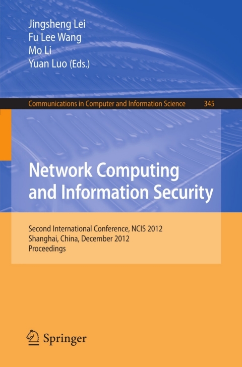 Cover image for book Network Computing and Information Security