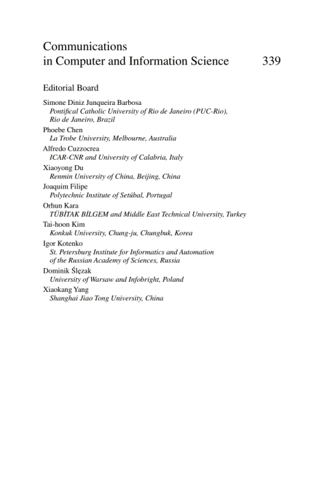Cover image for book Computer Applications for Security, Control and System Engineering