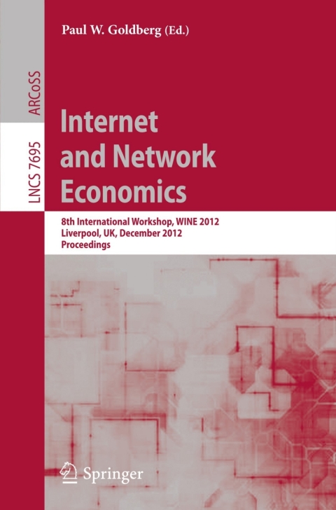 Cover image for book Internet and Network Economics
