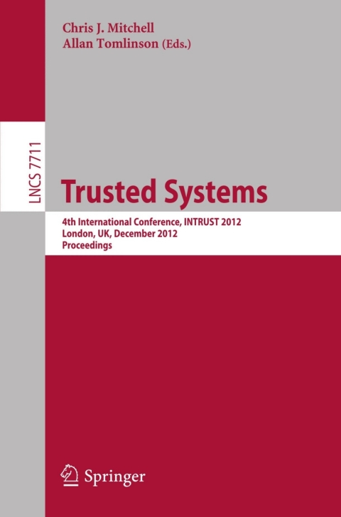Cover image for book Trusted Systems