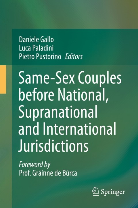 Cover image for book Same-Sex Couples before National, Supranational and International Jurisdictions