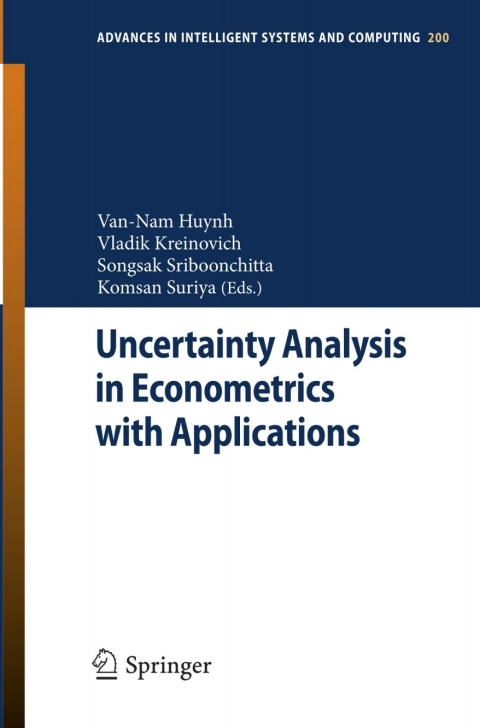 Cover image for book Uncertainty Analysis in Econometrics with Applications