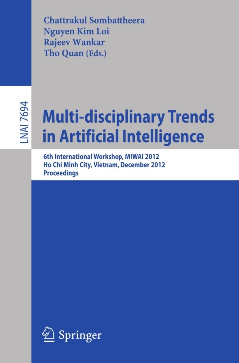 Cover image for book Multi-disciplinary Trends in Artificial Intelligence