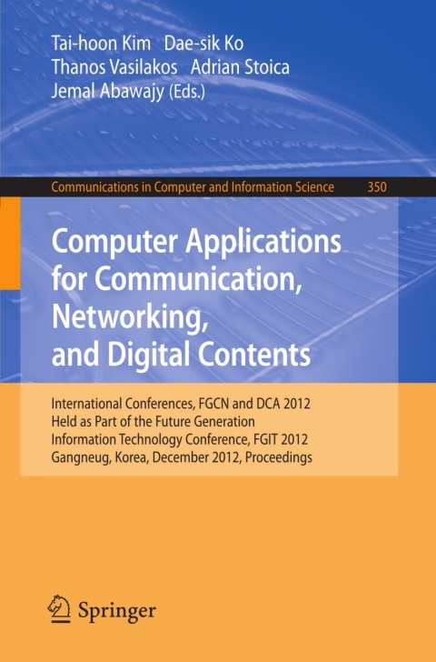 Cover image for book Computer Applications for Communication, Networking, and Digital Contents