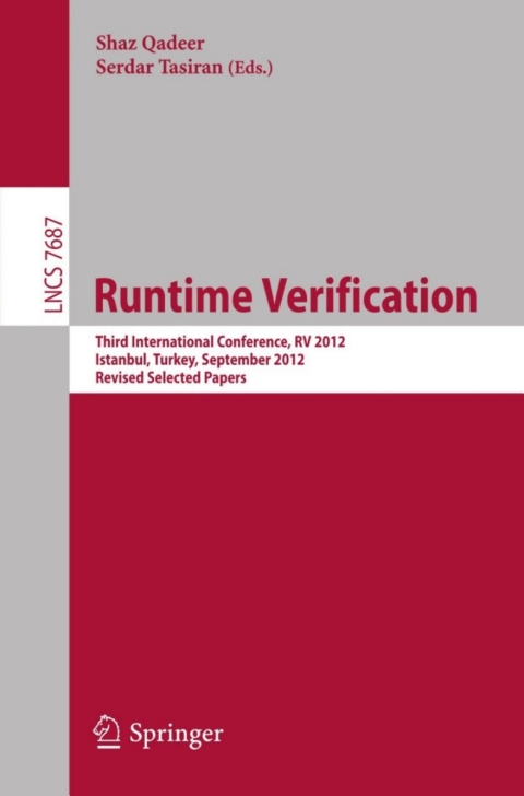 Cover image for book Runtime Verification