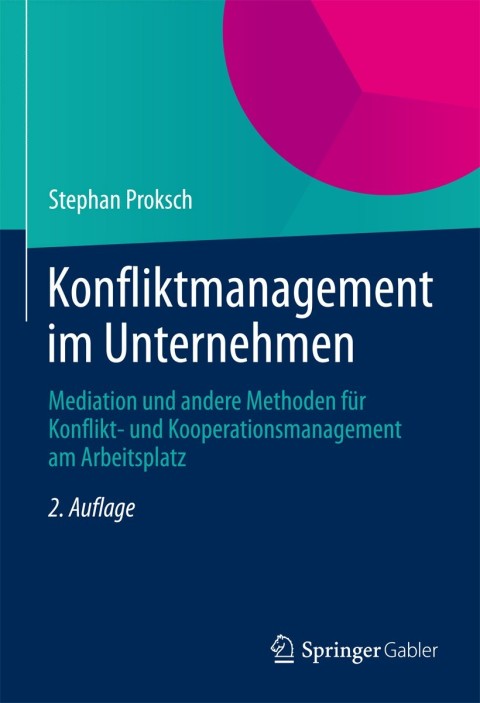 Cover image for book Konfliktmanagement im Unternehmen