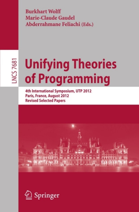Cover image for book Unifying Theories of Programming