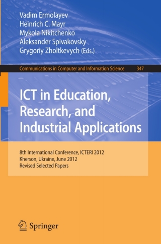 ICT in Education, Research, and Industrial Applications