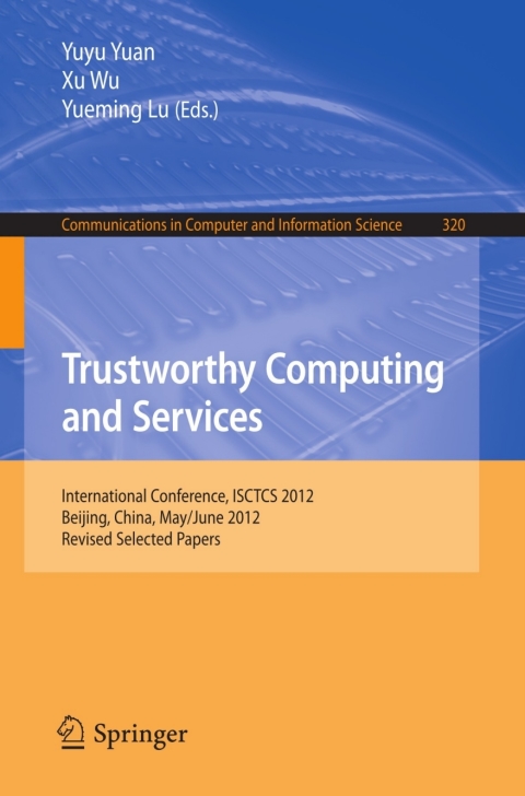 Cover image for book Trustworthy Computing and Services