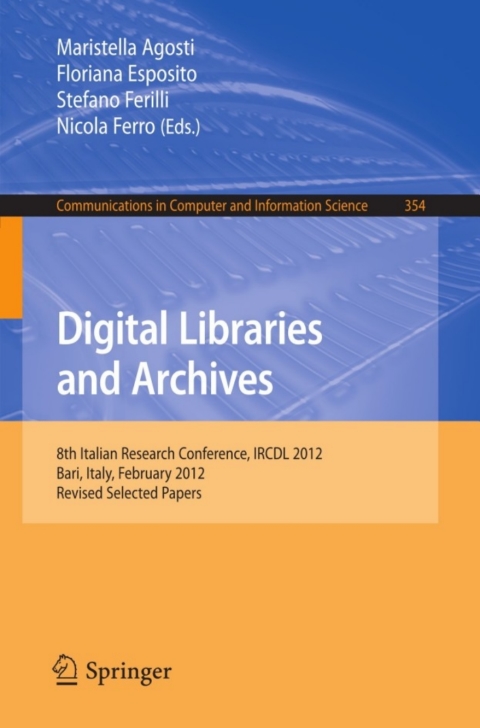 Cover image for book Digital Libraries and Archives